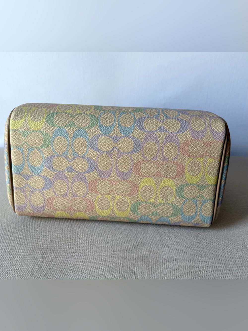 NWT Coach Rowan Satchel Rainbow Signature CDA90 + Gift Set Ready to Gift - Picture 8 of 15